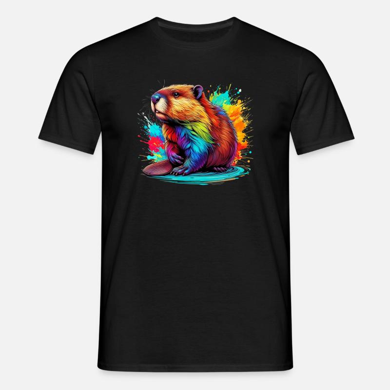 Bieber - Männer T-Shirt - Schwarz