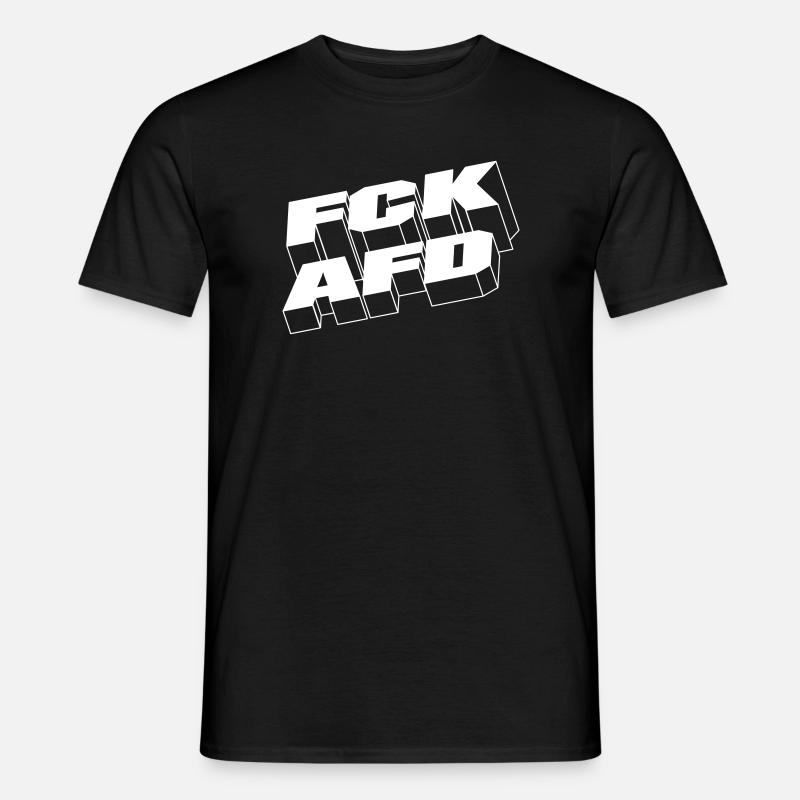 FCKAFD - Männer T-Shirt - Schwarz