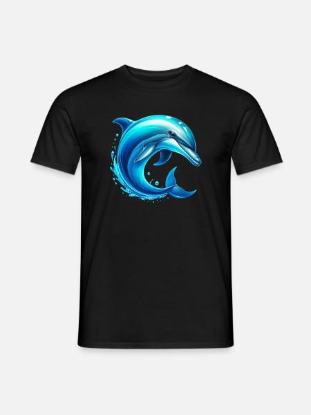 Dauphin - T-shirt homme - noir