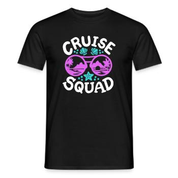 Kreuzfahrt Familien Truppe - Männer T-Shirt - Schwarz - Vorne - AI Model Male 178 light (178cm)