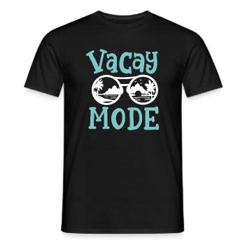Kreuzfahrturlaub - Männer T-Shirt - Schwarz - Vorne - AI Model Male 178 light (178cm)