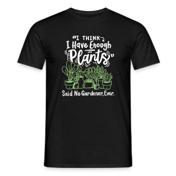 Gartenarbeit Pflanzen Gärtner - Männer T-Shirt - Schwarz - Vorne - AI Model Male 178 light (178cm)