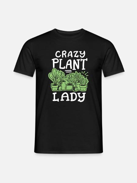 Pflanzenliebhaber Gartenarbeit - Männer T-Shirt - Schwarz
