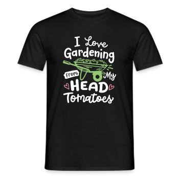 Gartenarbeit Gärtner - Männer T-Shirt - Schwarz - Vorne - AI Model Male 178 light (178cm)
