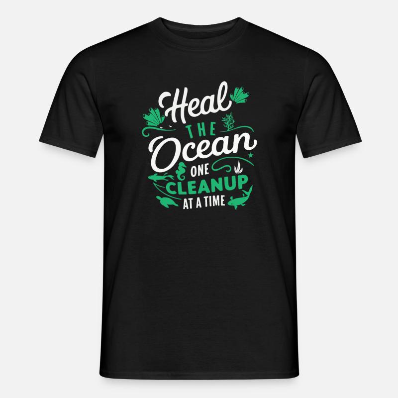 Ocean Save Purification Step - Men’s T-shirt - black