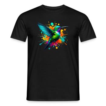 Colibri - T-shirt homme - noir - Devant - AI Model Male 178 light (178cm)