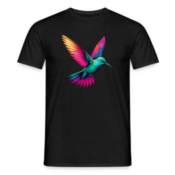 Colibri - T-shirt homme - noir - Devant - AI Model Male 178 light (178cm)