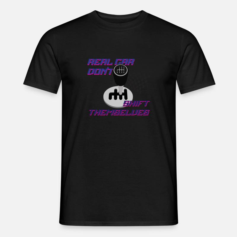 Real Car Shift Themes - Männer T-Shirt - Schwarz