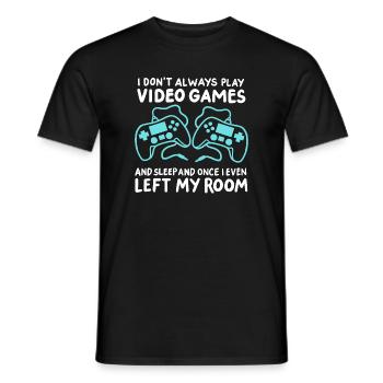 Gamer Gaming - Männer T-Shirt - Schwarz - Vorne - AI Model Male 178 light (178cm)