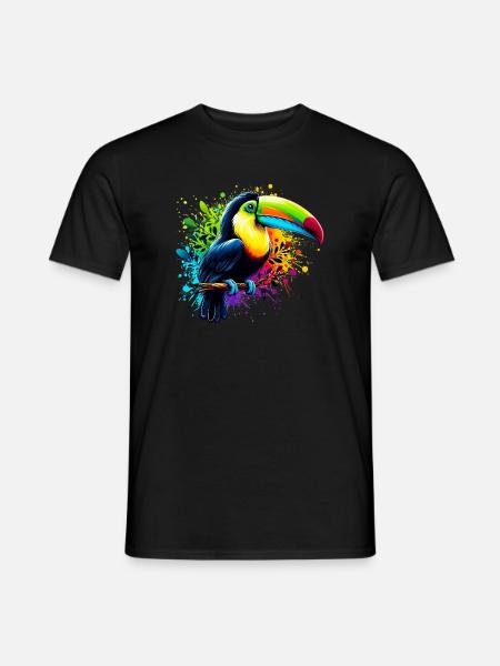 Toucan - Men's T-Shirt - black