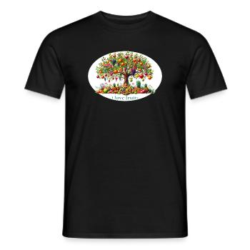 Obstbaum der Liebe - Männer T-Shirt - Schwarz - Vorne - AI Model Male 178 light (178cm)