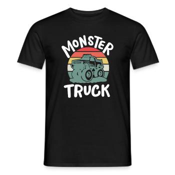 Monster Truck - Männer T-Shirt - Schwarz - Vorne - AI Model Male 178 light (178cm)