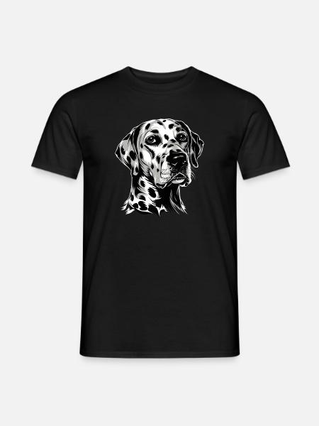 Dalmatiner Hunde Liebhaber Ich Liebe Dalmatiner - Männer T-Shirt - Schwarz