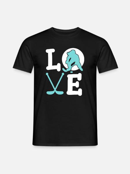 Eishockey Eishockeyspielerin - Männer T-Shirt - Schwarz