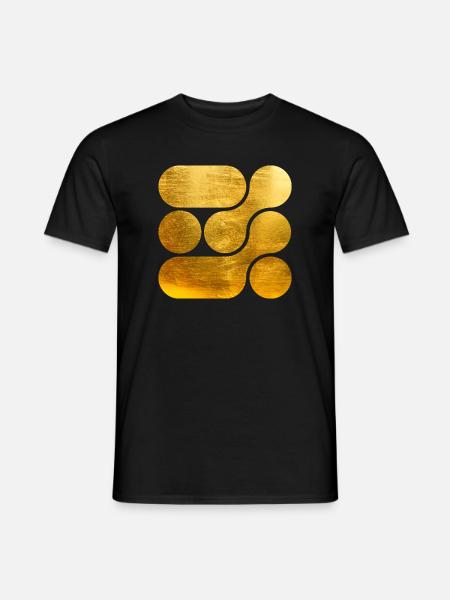 OCHOOO - GOLD - Men's T-Shirt - black