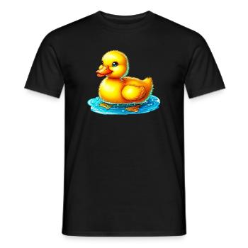 Caneton Canard Canard Canard - T-shirt homme - noir - Devant - AI Model Male 178 light (178cm)