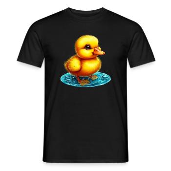 Caneton Canard Canard Canard - T-shirt homme - noir - Devant - AI Model Male 178 light (178cm)