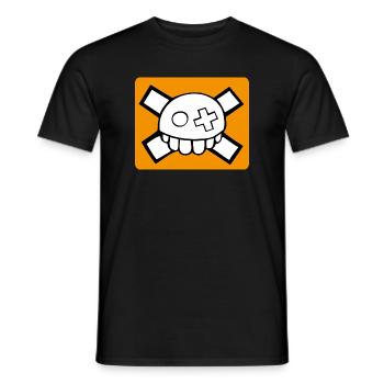 Roger - Männer T-Shirt - Schwarz - Vorne - AI Model Male 178 light (178cm)