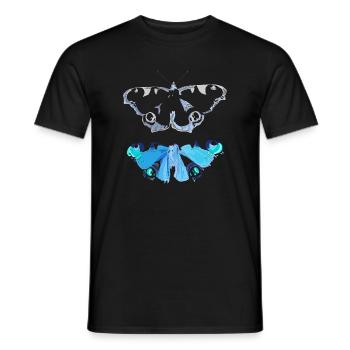 Tomber dans le caractère - T-shirt homme - noir - Devant - AI Model Male 178 light (178cm)