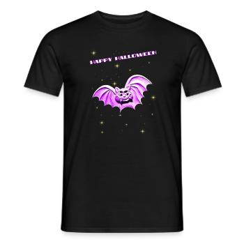 Chauve-souris pour Halloween - T-shirt homme - noir - Devant - AI Model Male 178 light (178cm)