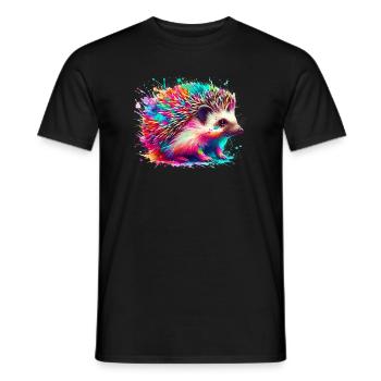 Hérisson - T-shirt homme - noir - Devant - AI Model Male 178 light (178cm)