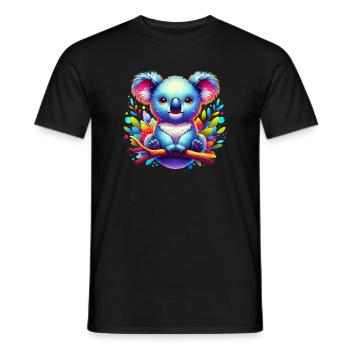 Koala - T-shirt homme - noir - Devant - AI Model Male 178 light (178cm)