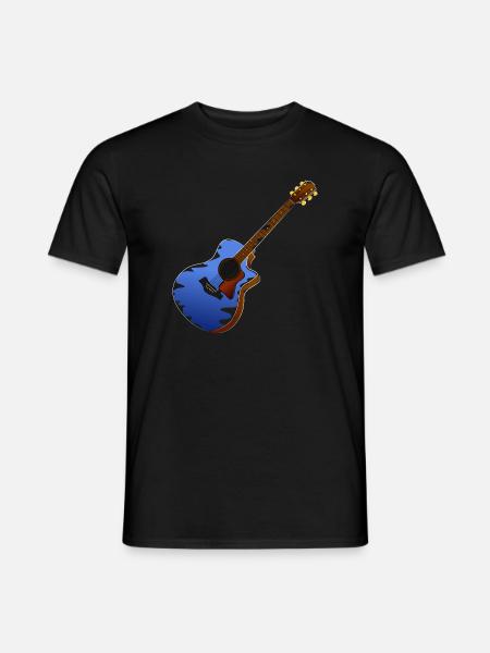 Guitar musician - Men's T-Shirt - black