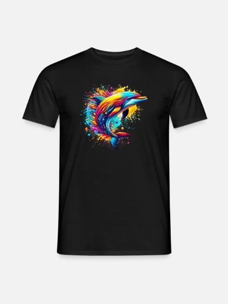 Dauphin - T-shirt homme - noir