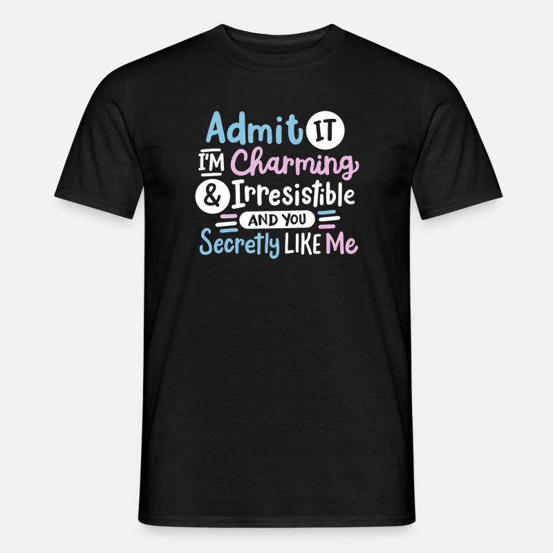 Sarkasmus sarkastischer Spruch - Männer T-Shirt - Schwarz