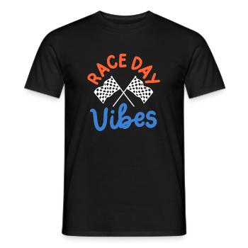 Drag Racing Rennwagen Rennfahrer - Männer T-Shirt - Schwarz - Vorne - AI Model Male 178 light (178cm)