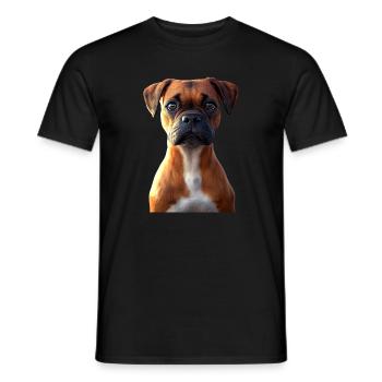 German Boxer Dog Boxer Club German Boxer Club - Men's T-Shirt - black - Front - AI Model Male 178 light (178cm)