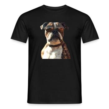 German Boxer Dog Boxer Club German Boxer Club - Men's T-Shirt - black - Front - AI Model Male 178 light (178cm)