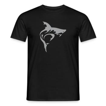 Requin - T-shirt homme - noir - Devant - AI Model Male 178 light (178cm)