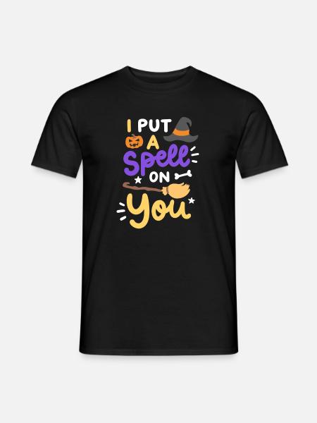 Hexen Halloweenkostüm - Männer T-Shirt - Schwarz