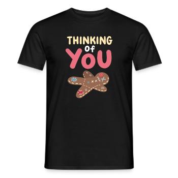Halloween Voodoo-Puppe - Männer T-Shirt - Schwarz - Vorne - AI Model Male 178 light (178cm)