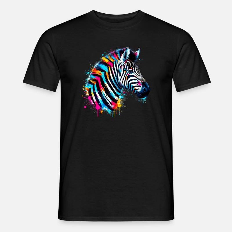 Zebra - Men's T-Shirt - black