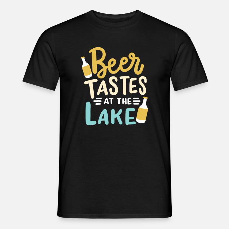 See Camping Zelten - Männer T-Shirt - Schwarz