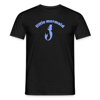 Mermaid - Men's T-Shirt - black - Front - AI Model Male 178 light (178cm)