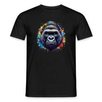 Gorille - T-shirt homme - noir - Devant - AI Model Male 178 light (178cm)