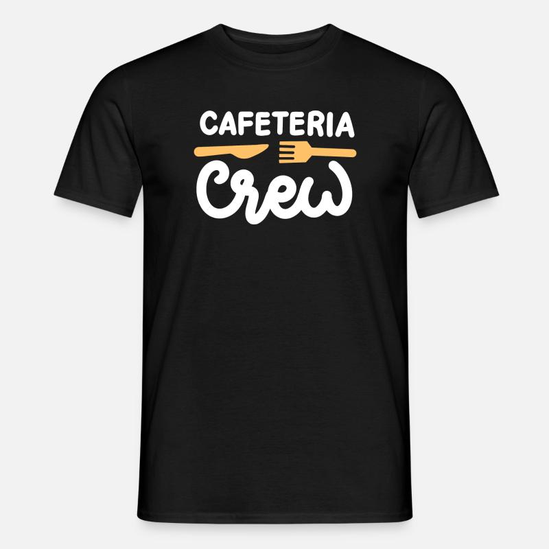 Cafeteria-Crew Schulkantine - Männer T-Shirt - Schwarz