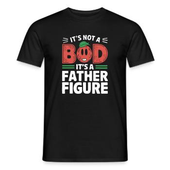 Husband of the gods - daddy jokes - Men's T-Shirt - black - Front - AI Model Male 178 light (178cm)
