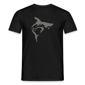 REQUIN - T-shirt homme - noir - Devant - AI Model Male 178 light (178cm)