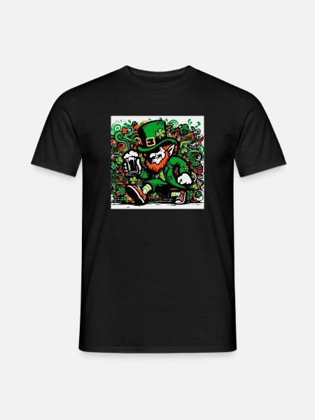 Leprechaun Ireland - Men's T-Shirt - black