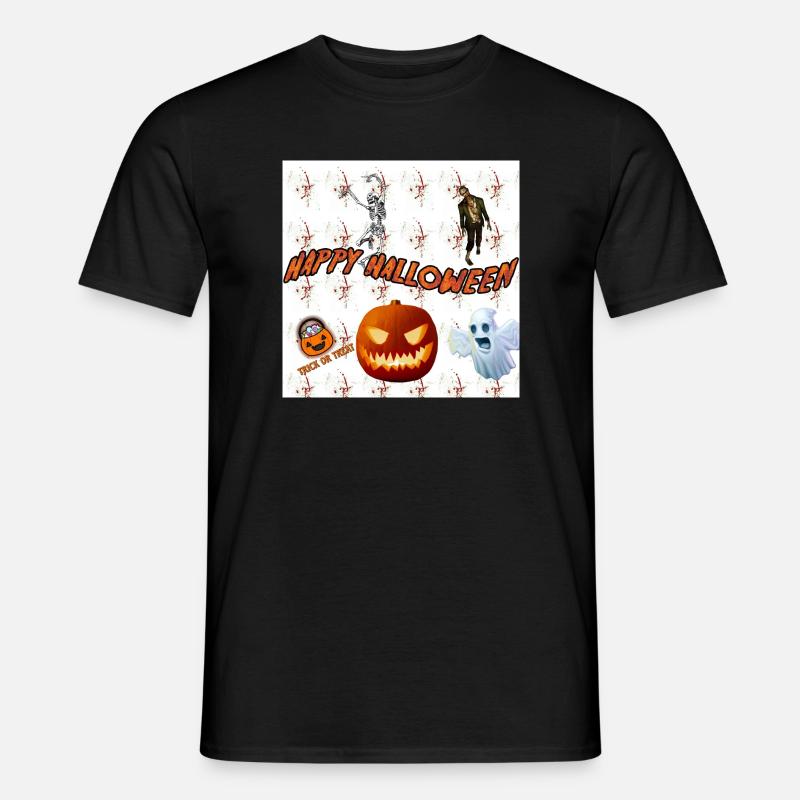 Frohes Halloween Version 3 - Männer T-Shirt - Schwarz