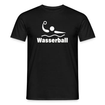 Waterpolo - T-shirt homme - noir - Devant - AI Model Male 178 light (178cm)