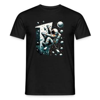 Astronaute de bloc Astronaute Astronaute Cadeau - T-shirt homme - noir - Devant - AI Model Male 178 light (178cm)