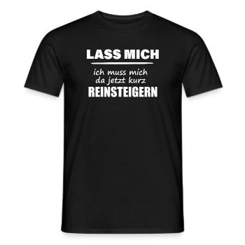 LET ME GO - Men's T-Shirt - black - Front - AI Model Male 178 light (178cm)
