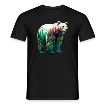 Ours - T-shirt homme - noir - Devant - AI Model Male 178 light (178cm)