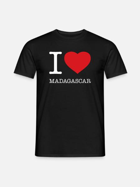 J’ADORE MADAGASCAR - T-shirt homme - noir