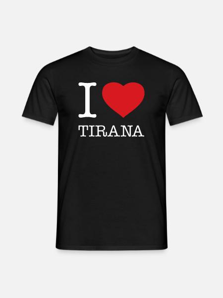 J’ADORE TIRANA - T-shirt homme - noir